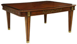 Table, Dining or Center, French Ormolu-Mounted Mahogany Extension Table, 1900s!! - Old Europe Antique Home Furnishings