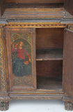 Antique Cabinet, Italian Florentine Painted Two-Part Cabinet, 19th C., 1800s ! - Old Europe Antique Home Furnishings
