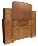Sideboard, Cabinet, Display, Art Nouveau, Mahogany Mirrored Cabinet, 1900's!! - Old Europe Antique Home Furnishings