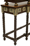 Vargueno Cabinets, Spanish Renaissance Style, On Stands, Set of Two, Inlaid!! - Old Europe Antique Home Furnishings
