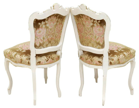 18th Century Louis XV Style Gilt & Upholstered Parlor Set