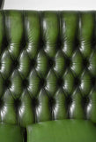 Sofa, Chesterfield, British, Green Leather, High Back Sofa, Seating, Beautiful!! - Old Europe Antique Home Furnishings