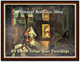 Painting, Continental Oil, Benedictine Abbey, Gorgeous, 1800s, Lovely, Antique! - Old Europe Antique Home Furnishings