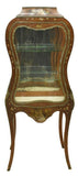 Antique Vitrine, French Louis XV Style Glazed Display Vitrine, Early 1900s, Gorgeous!!! - Old Europe Antique Home Furnishings