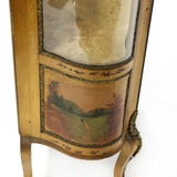 Vitrine, French Painted and Ormolu-Mounted, 20th C., Vintage Gorgeous Display! - Old Europe Antique Home Furnishings