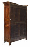 Antique Armoire, French Provincial,Louis XV, Walnut Enormous, 10 Feet, 1800's! - Old Europe Antique Home Furnishings