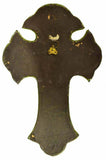 Antique Water Font, Continental Crucifix Holy Water Font, 19th Century ( 1800s ) - Old Europe Antique Home Furnishings