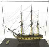 Ship Model, Large Glass Case, 'The Ann & Hope', Awesome Home Decor!! - Old Europe Antique Home Furnishings