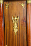 French Empire Style Bookcase / Cupboard - Old Europe Antique Home Furnishings