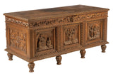 Desk / Bureau, Renaissance Revival Style - Old Europe Antique Home Furnishings