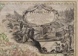 Early Map of Germany, Selisia, 18th Century ( 1700s ) - Old Europe Antique Home Furnishings