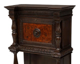 Renaissance Revival Carved Fall Front Cabinet ( early 20th c.) - Old Europe Antique Home Furnishings