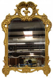 French Louis XV Style Giltwood Wall Mirror 19th century ( 1800s ) - Old Europe Antique Home Furnishings