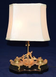French Rococo Inkwell Lamp 19th century ( 1800s ) - Old Europe Antique Home Furnishings
