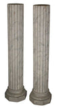 Pedestals,  Faux Marble, Pair, Handsome Decor for Displaying Treasures! - Old Europe Antique Home Furnishings
