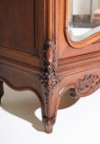Antique Armoire, Louis XV Style, Walnut, Three-Door,Absolutely Fantasic Piece 1700's/1800s, Fantastic PIece!! - Old Europe Antique Home Furnishings