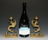 Pair of Brass Renaissance Revival Candlesticks. 19th Century ( 1800s ) - Old Europe Antique Home Furnishings