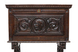 Spanish Renaissance Revival Vargueno Desk - Old Europe Antique Home Furnishings