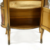 Vitrine, French Painted and Ormolu-Mounted, 20th C., Vintage Gorgeous Display! - Old Europe Antique Home Furnishings