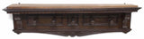 RENAISSANCE REVIVAL STYLE CARVED WALL HAT RACK, 19th Century ( 1800s ) - Old Europe Antique Home Furnishings