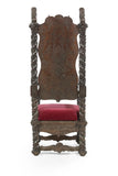 Monumental Mahogany Hall Chair, 19th century ( 1800s ) - Old Europe Antique Home Furnishings