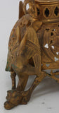 Gothic Gilt Bronze Floor Standing Candleabra, Antique, Beautiful Home Decor!! - Old Europe Antique Home Furnishings