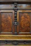 Antique Sideboard, Continental Style, Baroque Figural Carved, 19th Century ( 1800s ), Very Handsome!! - Old Europe Antique Home Furnishings