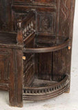 Gorgeous Provincial Carved Oak Hall Stand, 18th Century ( 1700s )!!! - Old Europe Antique Home Furnishings