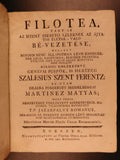 Antique Books, Filotea Vagy-is Hungarian Prayer Hungary, 1771 1 edition 18th Century ( 1700s )!! - Old Europe Antique Home Furnishings