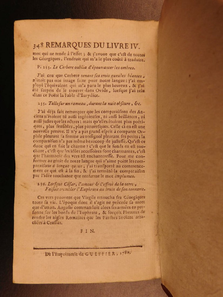 Antique Books, Poetry, 1780 VIRGIL Latin Poetry Agriculture