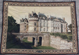 ENGLISH HANGING ARCHITECTURAL CASTLE TAPESTRY - Old Europe Antique Home Furnishings