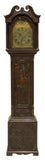 GEORGIAN CARVED OAK GRANDFATHER CLOCK, C. 1780, 18th century ( 1700s ) - Old Europe Antique Home Furnishings