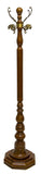 VINTAGE ITALIAN GILT METAL & CARVED WOOD HALLTREE - Old Europe Antique Home Furnishings
