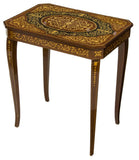 Table, Side, Italian Marquetry Musical, Charming, Vintage / Antique!! - Old Europe Antique Home Furnishings