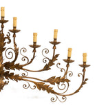 Wall Sconce, French, After Maison Bague, Large, 11 Lights, Gorgeous Antique!! - Old Europe Antique Home Furnishings