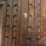 Antique Armoire Breton, Triple Door French Breton Style Oak Armoire, Beautiful!! - Old Europe Antique Home Furnishings