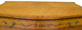 PAIR OF LOUIS XV STYLE WALNUT FIGURAL PAINTED COMMODES, antique - Old Europe Antique Home Furnishings