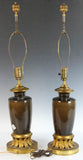 Gorgeous Pair of Old Royal Vienna Style Portrait Lamps!!! - Old Europe Antique Home Furnishings