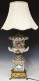 Table Lamp, Porcelain, Capodimonte Style, Figural Urn, Gorgeous!! - Old Europe Antique Home Furnishings