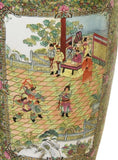 CHINESE ROSE MEDALLION PORCELAIN VASES - Old Europe Antique Home Furnishings