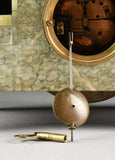 Antique Clock Art Nouveau Gilt Metal and Onxy, Three-Piece Set Garniture, 1800's, Gorgeous! - Old Europe Antique Home Furnishings