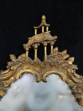 Mirror Gilt Frame w/ Pagoda Motif, Stately - Old Europe Antique Home Furnishings