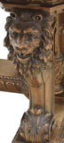 ANTIQUE DINING TABLE, ITALIAN RENAISSANCE REVIVAL CARVED LION TABLE, 19th ( 1800 - Old Europe Antique Home Furnishings