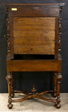 An Italian Baroque walnut collector's cabinet on stand - Old Europe Antique Home Furnishings