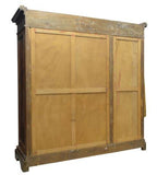 ITALIAN RENAISSANCE REVIVAL CARVED WALNUT ARMOIRE - Old Europe Antique Home Furnishings
