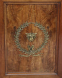 Antique Armoire, French Empire Style Figured, Two-Door, Gilt, 19th/20th C.!! - Old Europe Antique Home Furnishings
