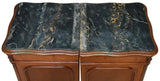Antique Beds (2) & Night Stands (2) Italian Louis XV Style, Crest, 1800's! - Old Europe Antique Home Furnishings