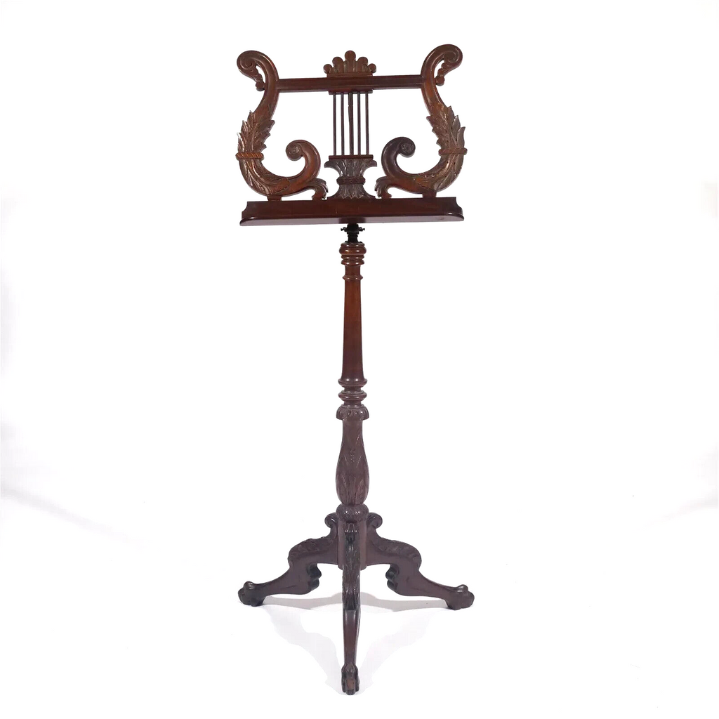 antique-music-stand-english-mahogany-carved-wood-scrolling-acanthus