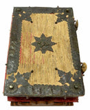 Antique Bible Box On Oak Stand, From a Ship, Metal Mountings, 17th C., 1600's! - Old Europe Antique Home Furnishings