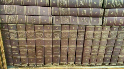 Antique Books, Harvard Classics, 102 Volumes , 1910 Edition, "Five Foot Shelf"!! - Old Europe Antique Home Furnishings